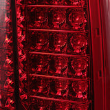 Coolstuffguru Compatible with Red GMC Sierra 1500 2500HD 3500HD Pickup Rear Brake Lamps LED Bar Tail Lights