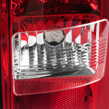 Coolstuffguru Compatible with Red GMC Sierra 1500 2500HD 3500HD Pickup Rear Brake Lamps LED Bar Tail Lights