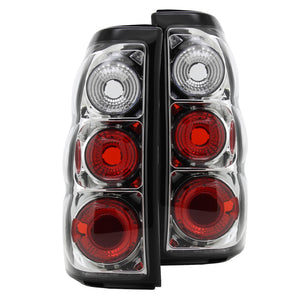 Coolstuffguru Compatible with Chevy Silverado 1500 2500 3500 Chrome Altezza Tail Lights