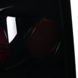 Coolstuffguru Compatible with Chevy Silverado 1500 2500 3500 Glossy Black Smoked Lens Altezza Tail Lights