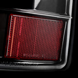 Coolstuffguru Compatible with Chevy Silverado GMC Sierra LED Tube Pearl Black Tail Brake Lights