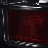 Coolstuffguru Compatible with Chevy Silverado GMC Sierra LED Tube Smoke Tinted Tail Brake Lights Left+Right