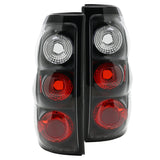 Coolstuffguru Compatible with Chevy Silverado 1500/2500/3500 Black Altezza Tail Lights