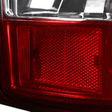 Coolstuffguru Compatible with Chevy Silverado GMC Sierra LED Bar Red Clear Tail Lights Brake Lamps