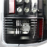 Coolstuffguru Compatible with Chevy Silverado 1500 2500 3500 Pickup LED Tail Brake Lamps Lights Black Set Pair