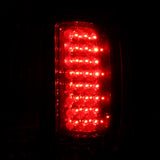 Coolstuffguru Compatible with Chevy Silverado 1500 2500 3500 Pickup Red/Clear LED Tail Brake Lights Left+Right