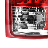 Coolstuffguru Compatible with Chevy Silverado 1500 2500 3500 Pickup Red/Clear LED Tail Brake Lights Left+Right