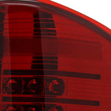 Coolstuffguru Compatible with Chevy Silverado 1500 2500 3500 Truck Red Clear LED Tail Lights