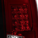Coolstuffguru Compatible with Chevy Silverado 1500 Pickup Black Headlights+Red/Smoke LED Rear Tail Lamps P