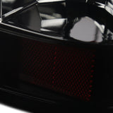 Coolstuffguru Compatible with Chevy Silverado GMC Sierra Glossy Black Smoked Lens LED Tail Lights