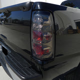 Coolstuffguru Compatible with Chevy Silverado 1500 2500 3500 Fleet Side Smoked Tail Lights