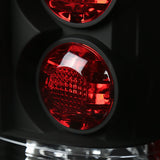 Coolstuffguru Compatible with Chevy Silverado GMC Sierra 1500 2500 3500 Black Rear Tail Lights Brake Lamps