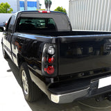 Coolstuffguru Compatible with Chevy Silverado GMC Sierra 1500 2500 3500 Fleet Side Black Altezza Tail Lights