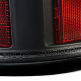 Coolstuffguru Compatible with Chevy Silverado Sierra LED DRL Bar Black Clear Tail Brake Lights Lamps (Left+Right)