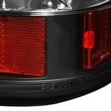 Coolstuffguru Compatible with Chevy Silverado Gmc Sierra Fleetside Black Led Tail Lights