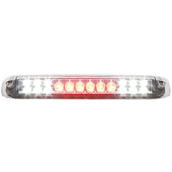 Coolstuffguru Compatible with Chevy Silverado GMC Sierra 1500 2500 3500 Led 3Rd Third Brake Light Chrome