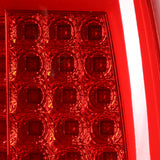 Coolstuffguru Compatible with Chevy Silverado Sierra LED DRL Bar Red Lens Tail Brake Lights Lamps (Left+Right)