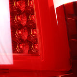 Coolstuffguru Compatible with Chevy Silverado Sierra LED DRL Bar Red Lens Tail Brake Lights Lamps (Left+Right)