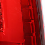 Coolstuffguru Compatible with Chevy Silverado Sierra LED DRL Bar Red Lens Tail Brake Lights Lamps (Left+Right)