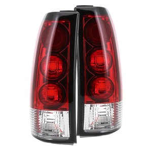 Coolstuffguru Compatible with Chevy Silverado GMC Sierra Red Lens Rear Tail Brake Stop Lights Pair