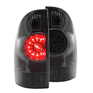 Coolstuffguru Compatible with Toyota Tacoma Base Cab Pickup Smoke Lens LED Rear Tail Brake Lights Pair