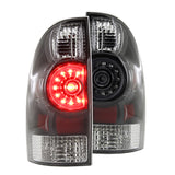 Coolstuffguru Compatible with Toyota Tacoma Cab Pickup Black Clear LED Rear Tail Brake Lights Pair