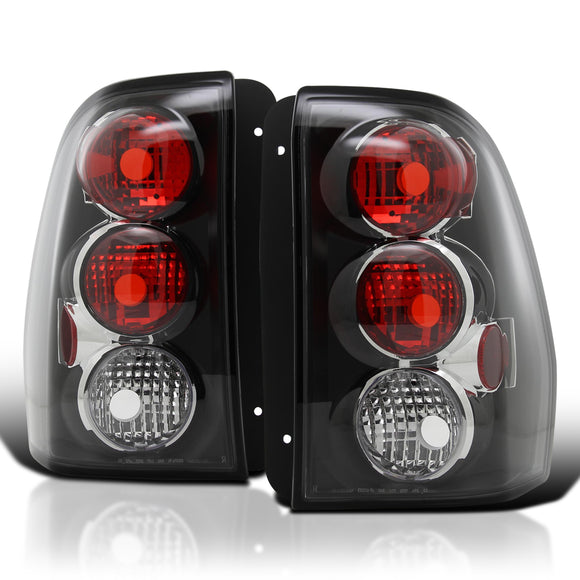 Coolstuffguru Compatible with Chevy Trailblazer Ext Ls Lt Ltz Ss Black Altezza Tail Lights