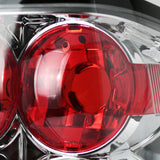 Coolstuffguru Compatible with Nissan Titan Altezza Tail Lights Lamps Pair Chrome Clear