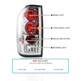 Coolstuffguru Compatible with Nissan Titan Altezza Tail Lights Lamps Pair Chrome Clear