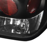 Coolstuffguru Compatible with Nissan Titan Black Halo LED Projector Headlights+Clear LED Tail Brake Lights