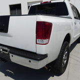 Coolstuffguru Compatible with Nissan Titan Le Se Xe Red/Clear Led Tail Lights