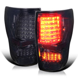 Coolstuffguru Compatible with Toyota Tundra Smoke Led Parking Signal Lamps Tail Brakelights