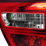 Coolstuffguru Red Clear Lens Tail Lights Compatible with BMW X5 E53 2000-2006 L+R Pair Taillight Assembly