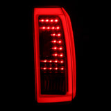 Coolstuffguru Compatible with GMC Yukon XL LED Black Tail Lights Rear Brake Lamps w/ LED Running Tube Pair