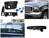 Coolstuffguru Compatible with BLACK 99-04 FORD SUPER DUTY HEADLIGHT+SIGNAL LAMP+SMOKE LED 3RD BRAKE LIGHTS