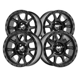 1 X Mamba 599B M27 20X9 5X150 110.1 Hub +12 Offset Black Wheel Rim