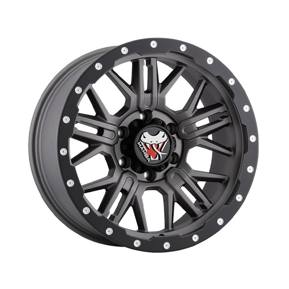 Mamba 025 17X9 6X5.50 106.10 Hub -12 Offset Anthracite Wheel Rim