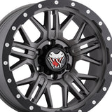 Mamba 025 17X9 6X5.50 106.10 Hub -12 Offset Anthracite Wheel Rim