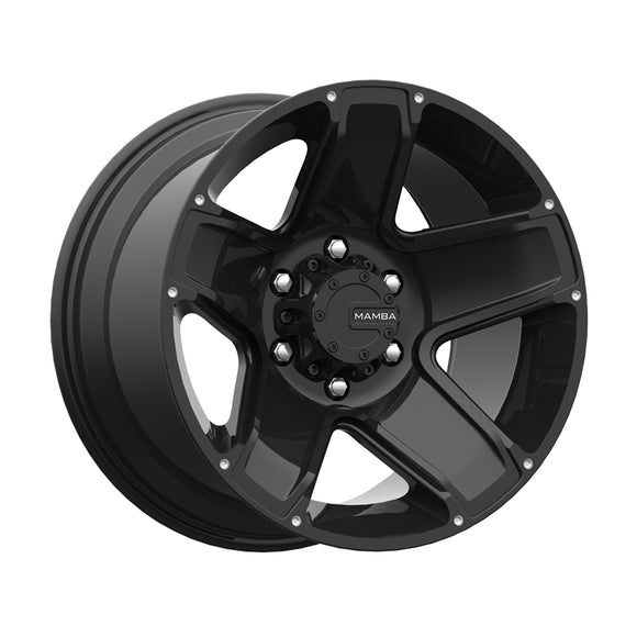 Mamba 007 15X8 5X4.50 71.50 Hub +13 Offset Black Wheel Rim