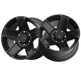 Mamba 007 15X8 5X4.50 71.50 Hub +13 Offset Black Wheel Rim