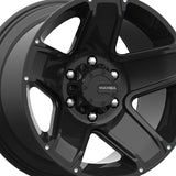 Mamba 007 16X8 5X4.50 71.50 Hub +13 Offset Black Wheel Rim