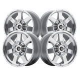 Mamba 009 18X9 6X5.50 106.10 Hub +12 Offset Silver Wheel Rim