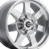 Mamba 009 18X9 6X5.50 106.10 Hub +12 Offset Silver Wheel Rim