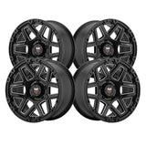 Mamba 023 18X9 5X5.00 78.10 Hub -12 Offset Black Wheel Rim