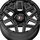 Mamba 023 18X9 5X5.00 78.10 Hub -12 Offset Black Wheel Rim