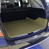 Coolstuffguru 1PC Beige Heavy Duty All Weather 3D Rubber Cargo Trunk Floor Mat Truck Van SUV