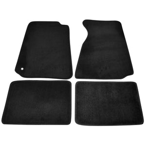 Coolstuffguru Compatible with Ford Mustang Gt Svt Base Cobra Coupe Convertible, Black Floor Carpet Mats 4 Pcs