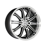 Maxxim 013 17X7 4X100 / 4X4.50 73.00 Hub +40 Offset Polished Wheel Rim