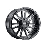 1 X MAYHEM APOLLO 20X9 8-165.1 125.2 Hub 0 Offset Black Wheel Rim