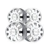 1 X MAYHEM CHALLENGER 22X8.25 10-225 170.1 Hub 169 Offset Silver Wheel Rim